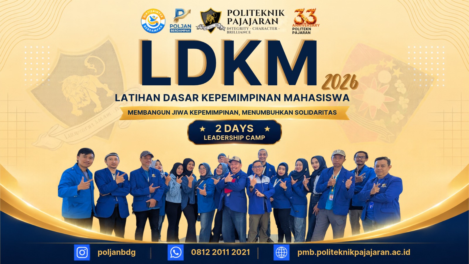 Politeknik Pajajaran Gelar LDKM 2026 untuk Membangun Jiwa Kepemimpinan dan Solidaritas Mahasiswa